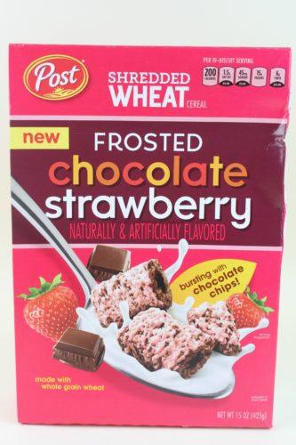 Post Frosted Shredded Wheat Chocolate Strawberry
