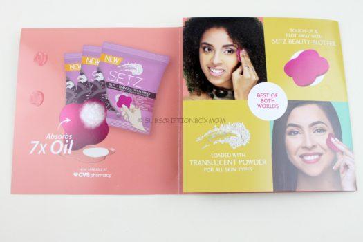 SETZ Blot + Translucent Powder Single Dosed Cosmetic Compact