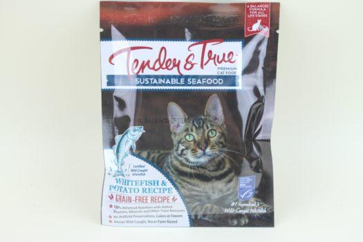 BONUS! Tender & True Sustainable Ocean Whitefish and Potato Cat Food 