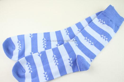 Blue Striped Socks