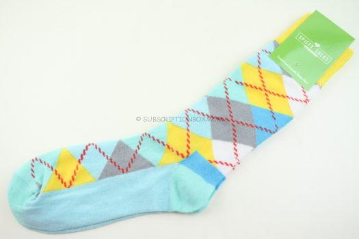 Blue Argyle Socks