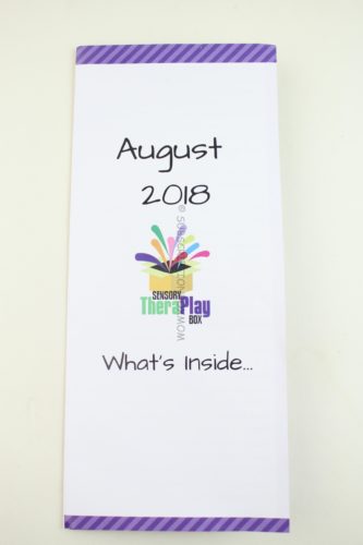 Sensory TheraPlay Box August 2018 Review