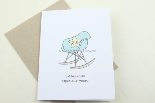 Baby Rocker Card