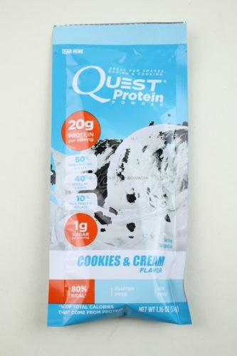 Quest Protein Cookies & Cream Flavor