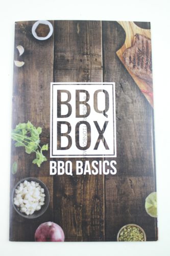 BBQ Box Welcome Box August 2018 Review