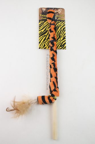 Tiger Tail Mascot Wand