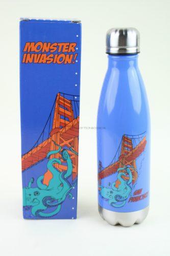 SF Mercantile Octopus on the Golden Gate Bridge Water Bottle