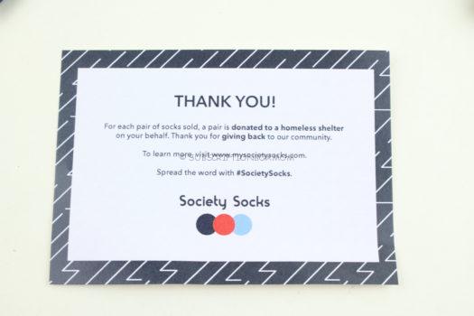 Society Socks October 2018 Review