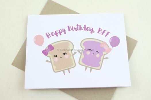 PB&J Happy Birthday BFF Card 