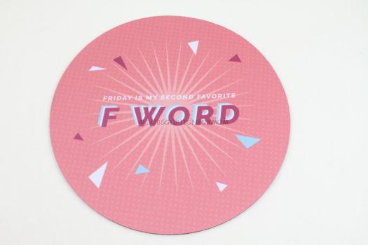 F Word Mouse Pad 