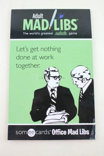 Adult Mad Libs - Office Mad Libs