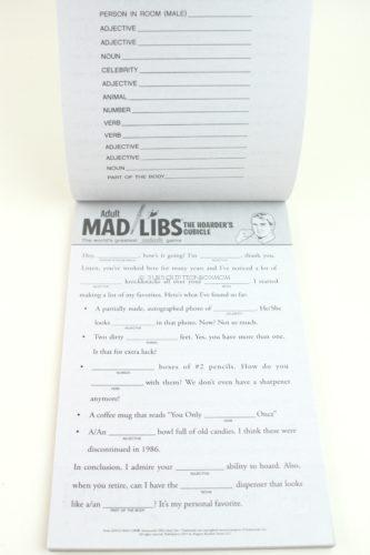 Adult Mad Libs - Office Mad Libs