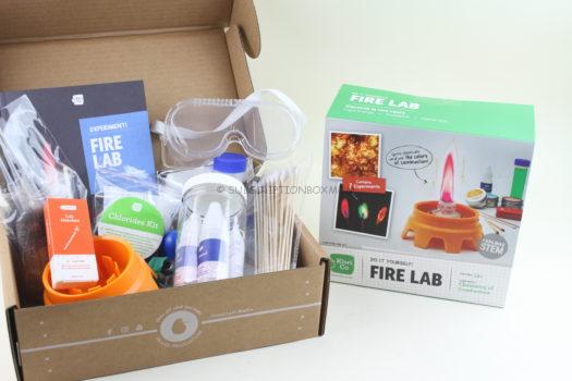 KiwiCo Fire Lab Project Kit Review