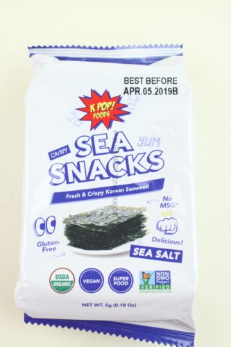 Kpop Foods Sea Salt Seaweed Snacks
