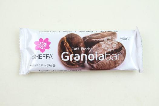 Sheffa Cafe Mocha Granola Bar