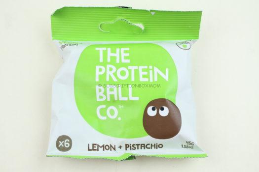 The Protein Ball Co Lemon + Pistachio Balls