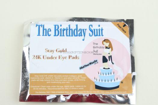 The Birthday Suit 24K Gold Under-Eye Pad