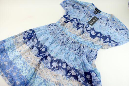 Timing Blue Multi Floral Print Dress
