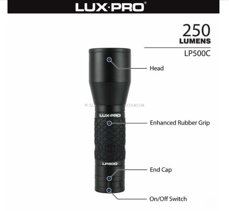 The Lux Pro 500 Flashlight 