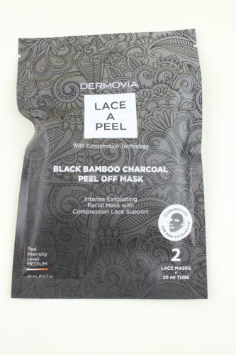 Dermovia Lace A Peel Bamboo Charcoal Sheet Mask 