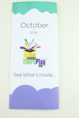 Sensory TheraPlay Box October 2018 Review 