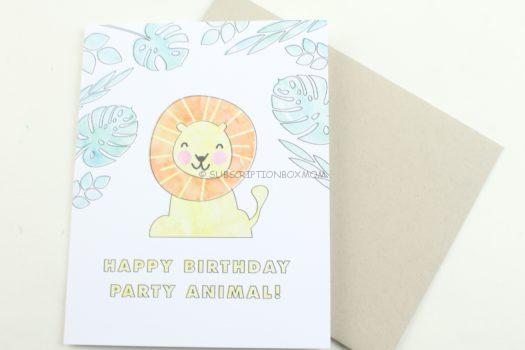 Lion Party Animal Birthday Card