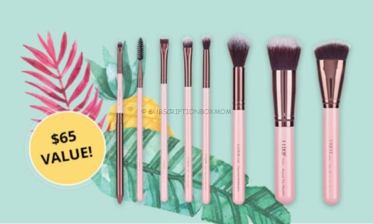 Luxie Rose Gold Complete Face Brush Set