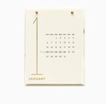 Kate Spade 2019 Desktop Calendar