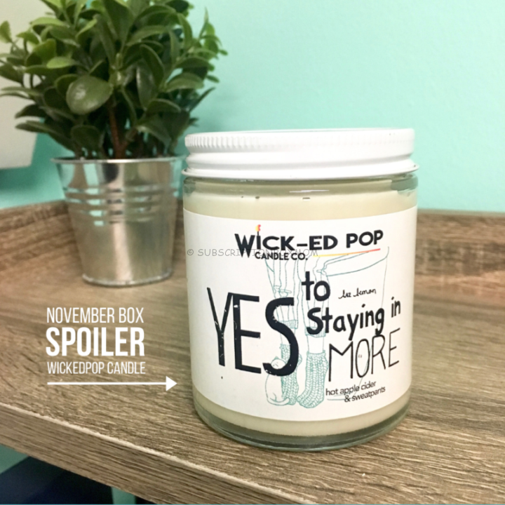 Wicked Pop Candle Co. Yes to Staying in More Candle