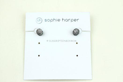 Sophie Harper Pave Button Stud