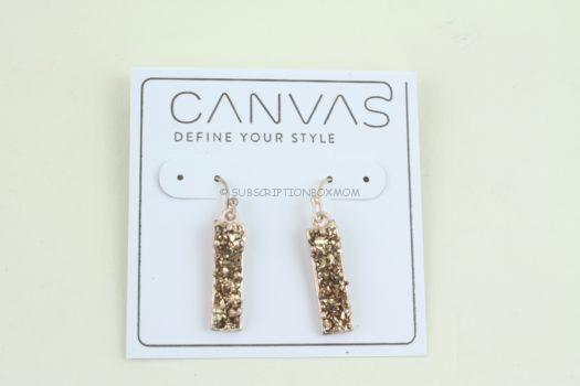 Canvas Druzy Earrings