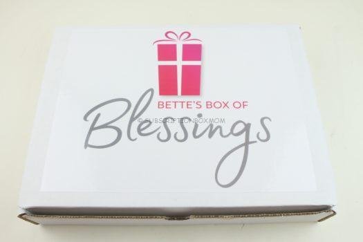 Bette's Box of Blessings November 2018 Review