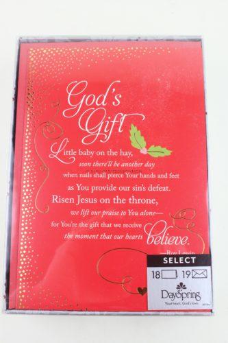 God's Gift -18 Christmas Boxed Cards 