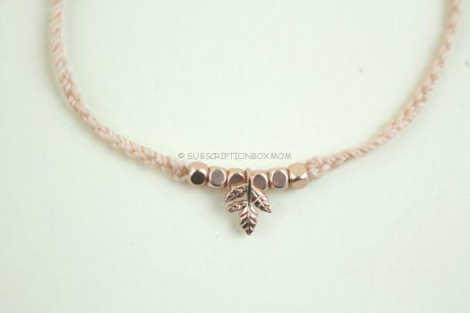 Leaf Charm Bracelet