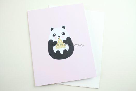 Panda Pie Card