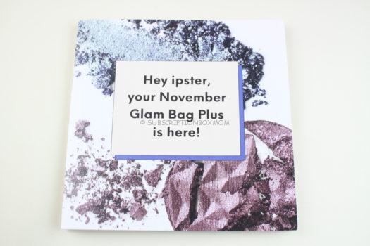 Ipsy Glam Bag Plus November 2018 Review
