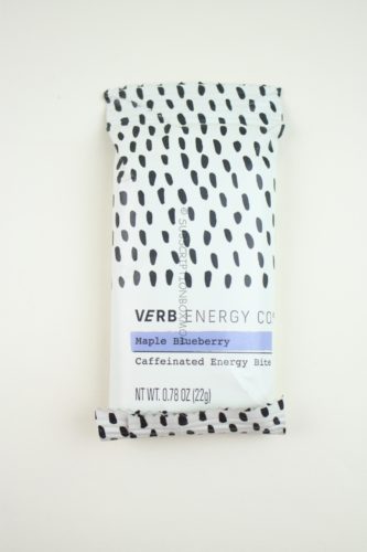 Verb Energy Co Maple Blueberry Caffeinated Energy Bite