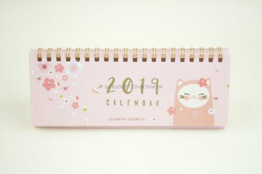 Sakura 2019 Desk Calendar