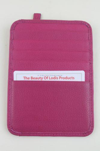 Lodis Pink RFID Slim Card Case