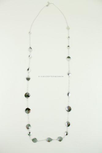 Melinda Maria Hammered Pod Necklace