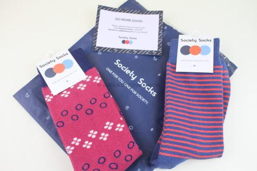 Society Socks November 2018 Review