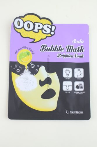 errisom Oops Soda Bubble Mask - Brighten Fruit