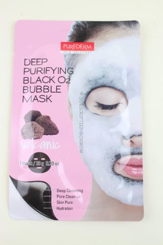 Purederm Deep Purifying Black O2 Bubble Mask