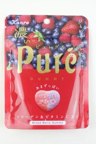 Kanro Pure Gummy Mixed Berry Flavor 