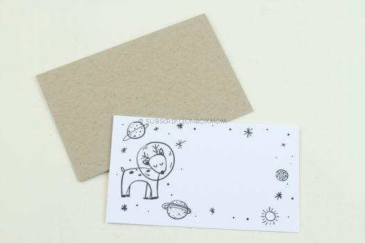 Space Reindeer Mini Card