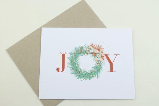 Joy Wreath Holiday Card