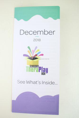 Sensory TheraPlay Box December 2018 Review