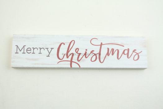 Merry Christmas Wooden Sign