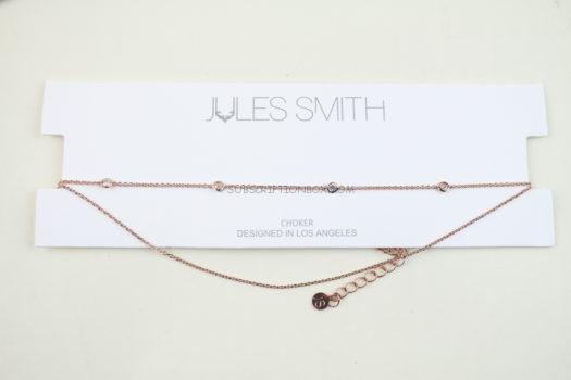 Jules Smith Rose Gold Crimson Chain Choker