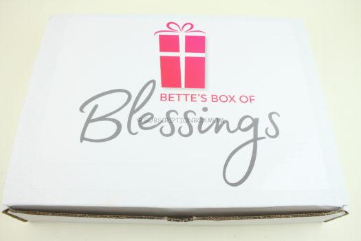 Bette's Box of Blessings December 2018 Review